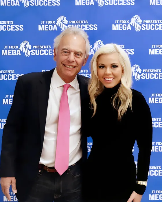 Ashley McPherson with Hugh Hilton